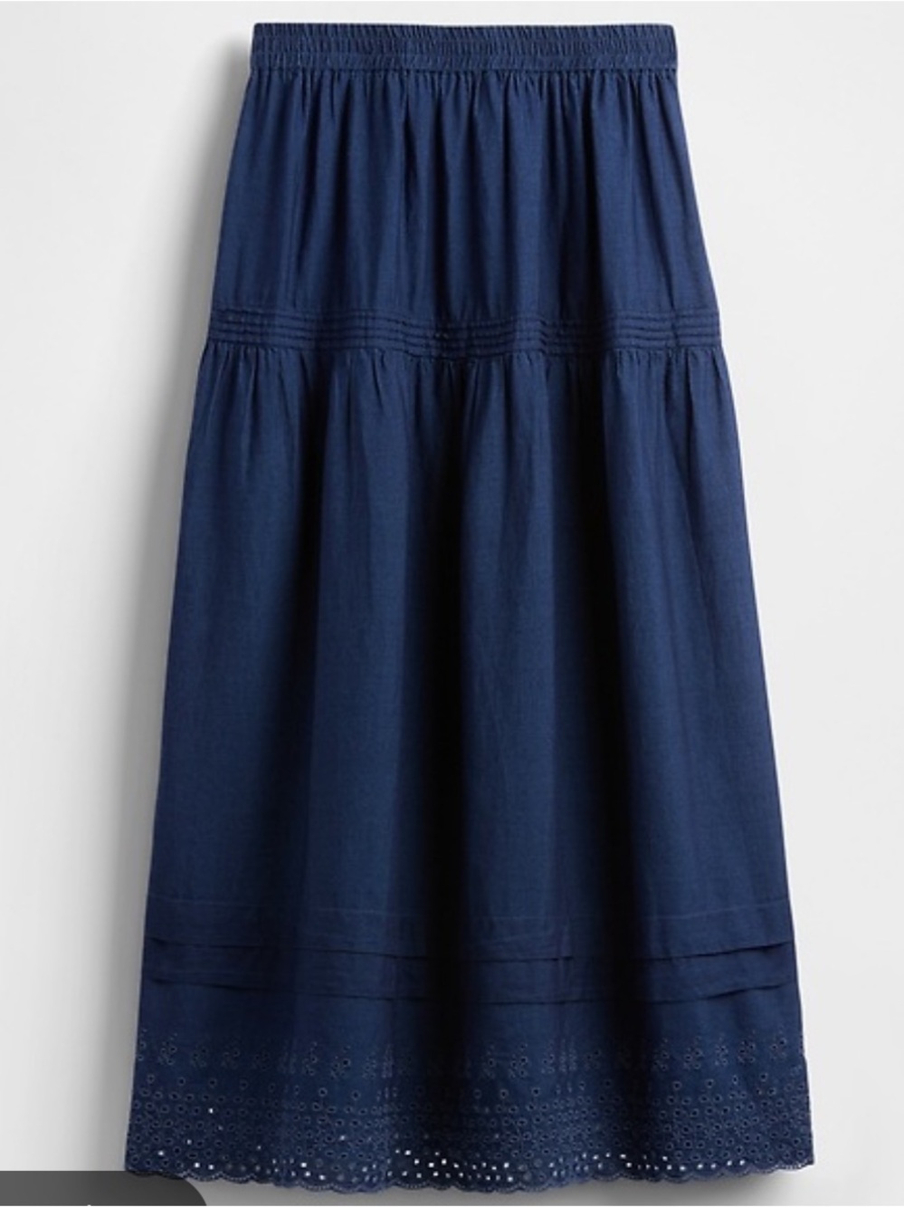 Doen x GAP Eyelet Midi Skirt